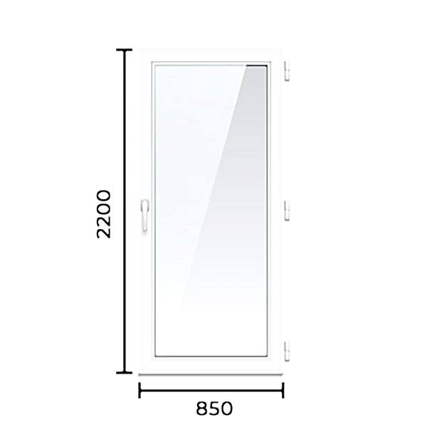 Окно ПВХ Brusbox 60 2200x850 2 камерный профиль